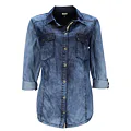 Džínový vzhled halenky na košili Kenny S. 860834 jeans