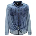 Džínový vzhled halenky na košili Kenny S. 811964 jeans