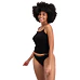 Dámská tanga z bambusu Bamboo basics Emma černé