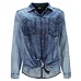 Džínový vzhled halenky na košili Kenny S. 811964 jeans