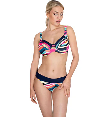 Elegantní kosticové dvoudílné plavky Timo 830621 multicolor