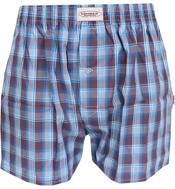 Moderní plátýnkové trenýrky Climber 3100C21 švestková kostka