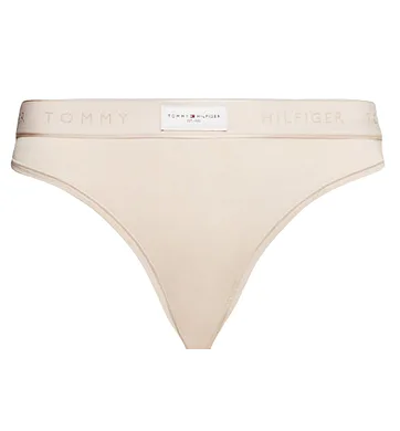 Dámská tanga Tommy Hilfiger bikini UW0UW04812 mocca