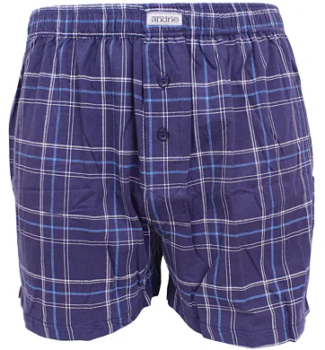 Kostkované trenky pro muže Andrie PS 5767 navy