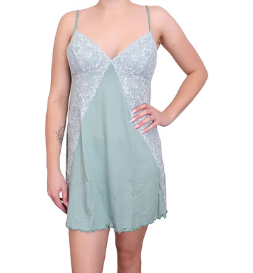 Noční svůdná košilka Follia Intimo Mandy akvamarín