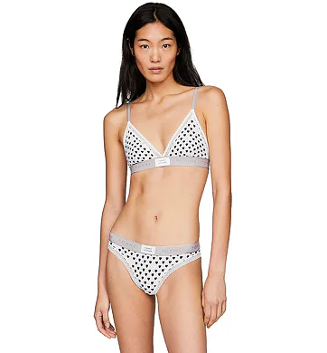 Podprsenka bez kostice Tommy Hilfiger Triangle UW0UW04887 tisk
