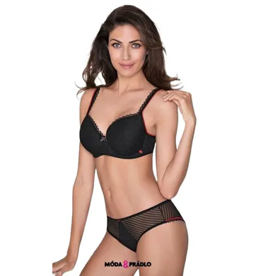 Lehce vyztužená sexy podprsenka Leilieve černá