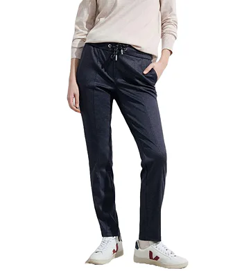 Casual Fit ležérní kalhoty Cecil pro ženy 377373 navy