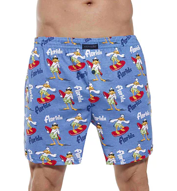 Bavlněné trenky s barevnými obrázky Cornette Classic 001/153 kačer