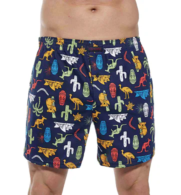 Bavlněné trenky s obrázky Cornette Classic 001/149 navy