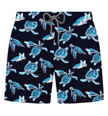 Pánské koupací šortky John Frank turtle navy JFSSWL85