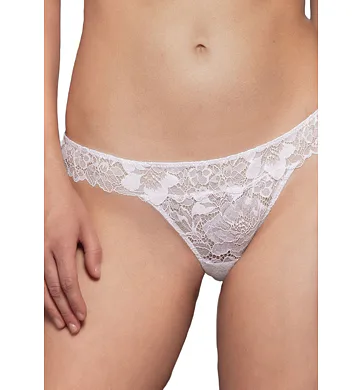 Svůdné krajkové brazilky Lormar Your body Softy bílé