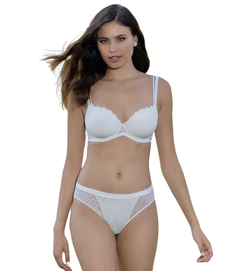 Elegantní podprsenka s krajkou Leilieve Brigitta M7401 smetanová