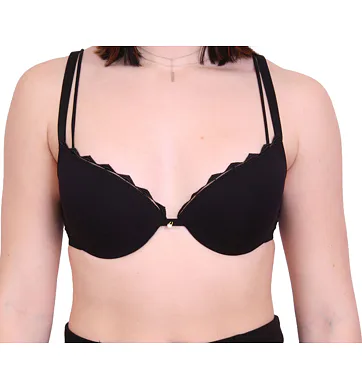 Push-up podprsenka s krajkou Leilieve Brigitta M7101 černá