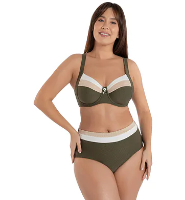 Luxusní dvoudílné bikini Marc & André L2416-YP-512 olive