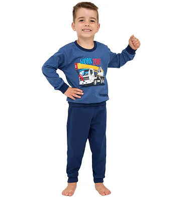 Pyžamo pro kluky do manžety Cornette Kids Work Zone tm.jeasn