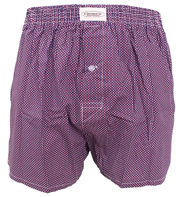 Pánské popelínové trenýrky Climber 3100C86 tečky navy-red