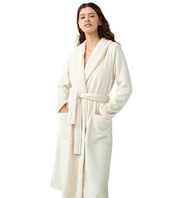 Dámský fleecový župan Vamp 21363 beige skin
