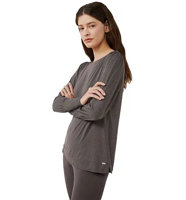 Dámské pyžamo z micromodalu Vamp 21053 gray mauve