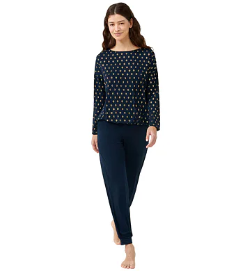 Dámské pyžamo z micromodalu Vamp 21013 blue