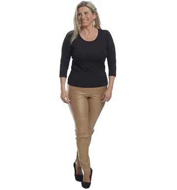 Elegantní top Mae i pro plnoštíhlé ženy Tolmea 13724 černý
