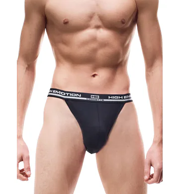 Pánská tanga Cornette High Emotion černá