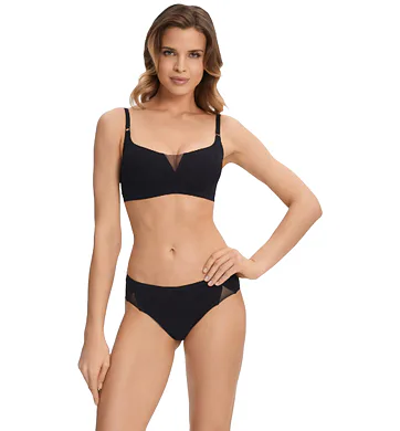 Dámská braletka bez kostice Lacy Skin Marc&André W24-1464 černá