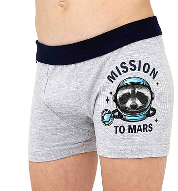 Chlapecké boxerky Cornette Kids Mission 2 sv.šedé