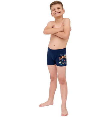 Chlapecké boxerky Cornette Young Science navy
