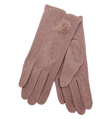 Elegantní dámské rukavice YP147 hnědé