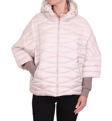 Prošívaná přechodová bunda Fly 2512 cream
