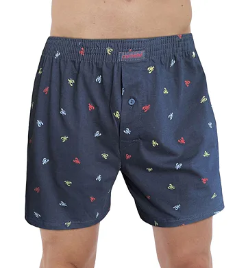 Bavlněné trenýrky do podkovy Cornette Comfort 002/299 navy krab