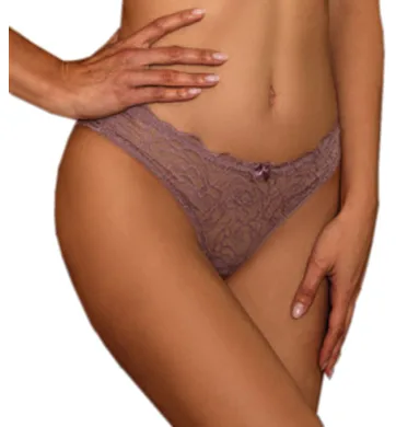Celokrajkové dámské brazilky SiéLei 7627 Roses Lace malva