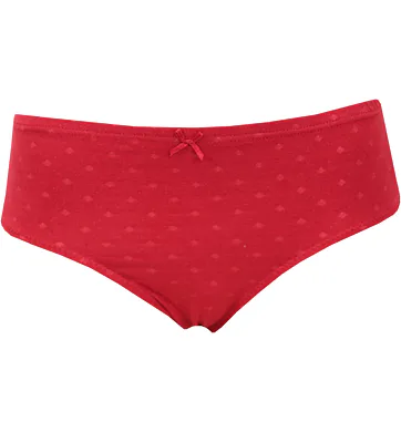 Bavlněné dámské kalhotky Andrie PS 1054 bordo