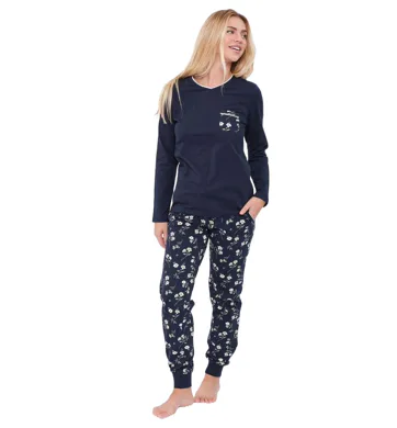 Dámské pyžamo Muydemi 290019 navy