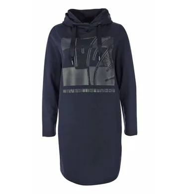 Sportovní šaty s kapucí Kenny S. 720960 navy