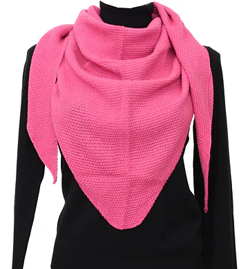 Jednobarevný šátek pro ženy SH-0117 fuchsia