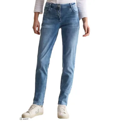 Dámské džíny Cecil stylu Scarlett Casual fit 378804 light blue