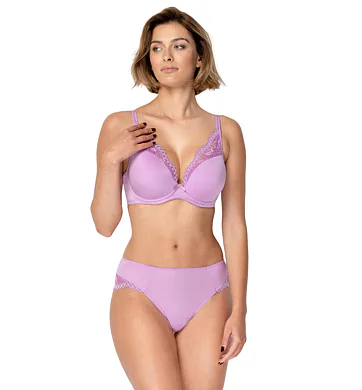 Jemně vyztužená bezešvá podrsenka Timo 042851 levandule