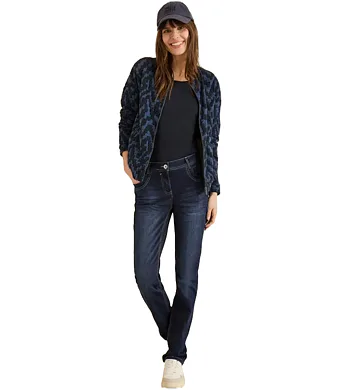 Džíny stylu Scarlett Cecil 378798 dark blue