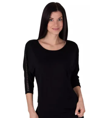 Elegantní tričko Babell Danica černé
