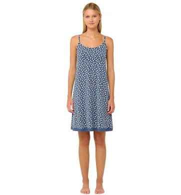 Letní noční košile s ramínky Vamp 22056 blue raf