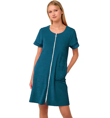 Plážové šaty Frottee se zipem Vamp 22581 blue lyons