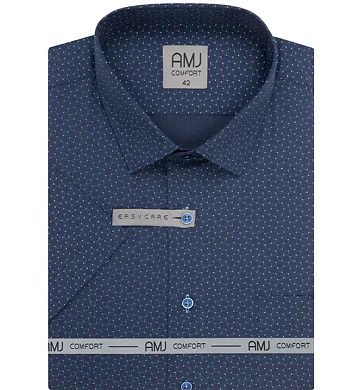 Elegantní košile pro muže AMJ Comfort VKB 1439 navy