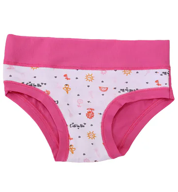 Dívčí kalhotky s obrázkem Emy Bimba B2912 rosa fluo