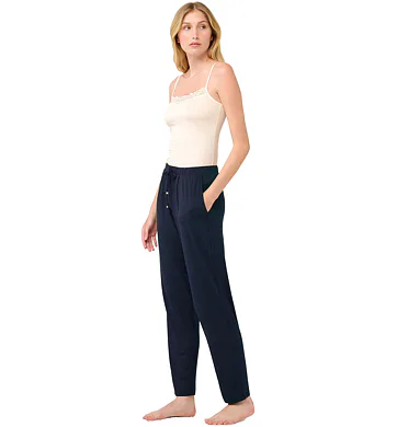 Dlouhé dámské letní kalhoty Vamp 22102 blue