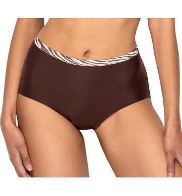 Klasické vysoké kalhotky pro ženy Timo 121852 dark chocolate