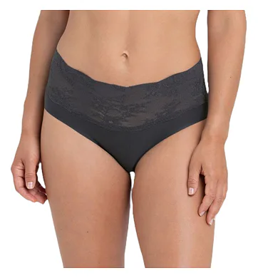 Dámské kalhotky s vysokým pasem Anita Essential Lace 1304 antracit