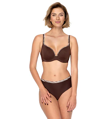Vyztužená bezešvá podrsenka BeautyBra Timo 042852 dark chocolate