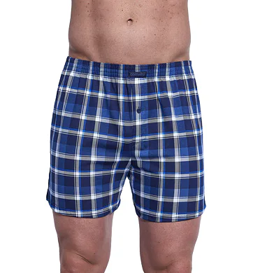 Bavlněné trenýrky do podkovy Cornette Comfort 002/318 navy kostka